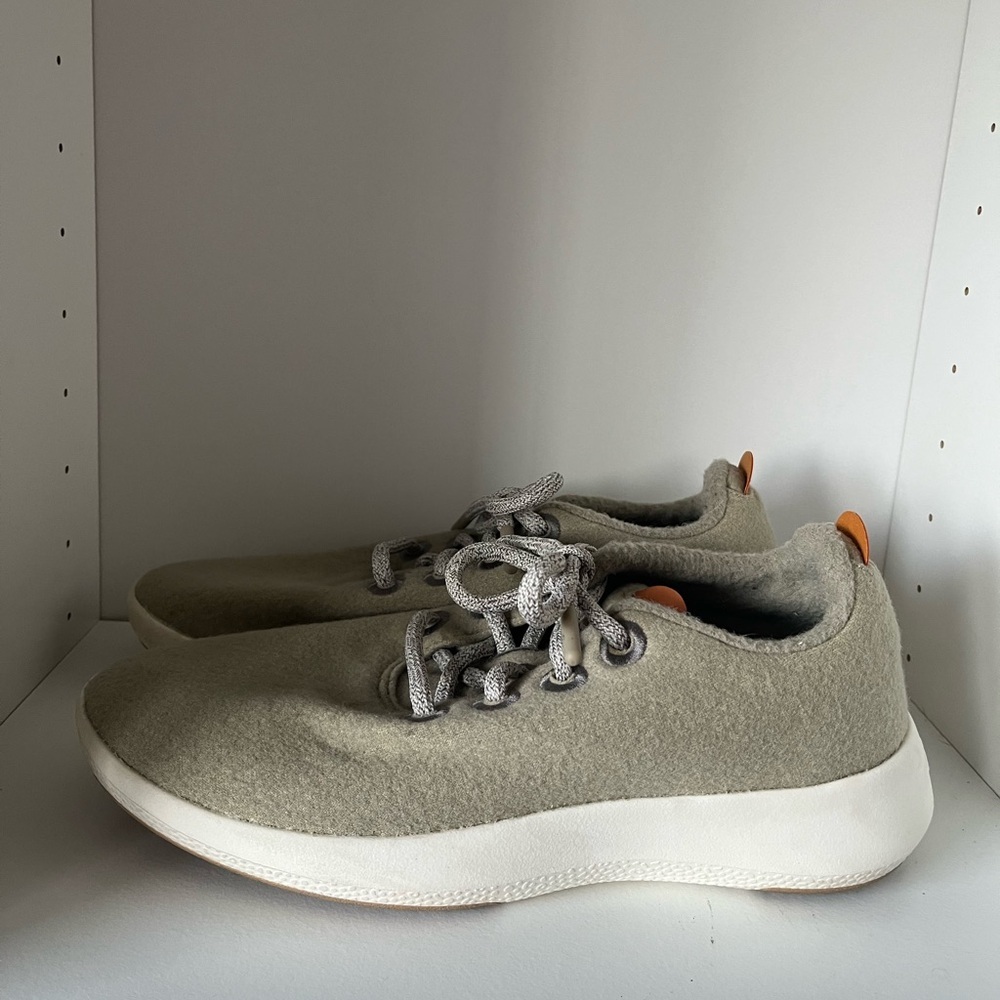 Allbirds Wool Mizzle Womens Cardamom Cream Sole Shoe Size 8 - Picture 1 of 7